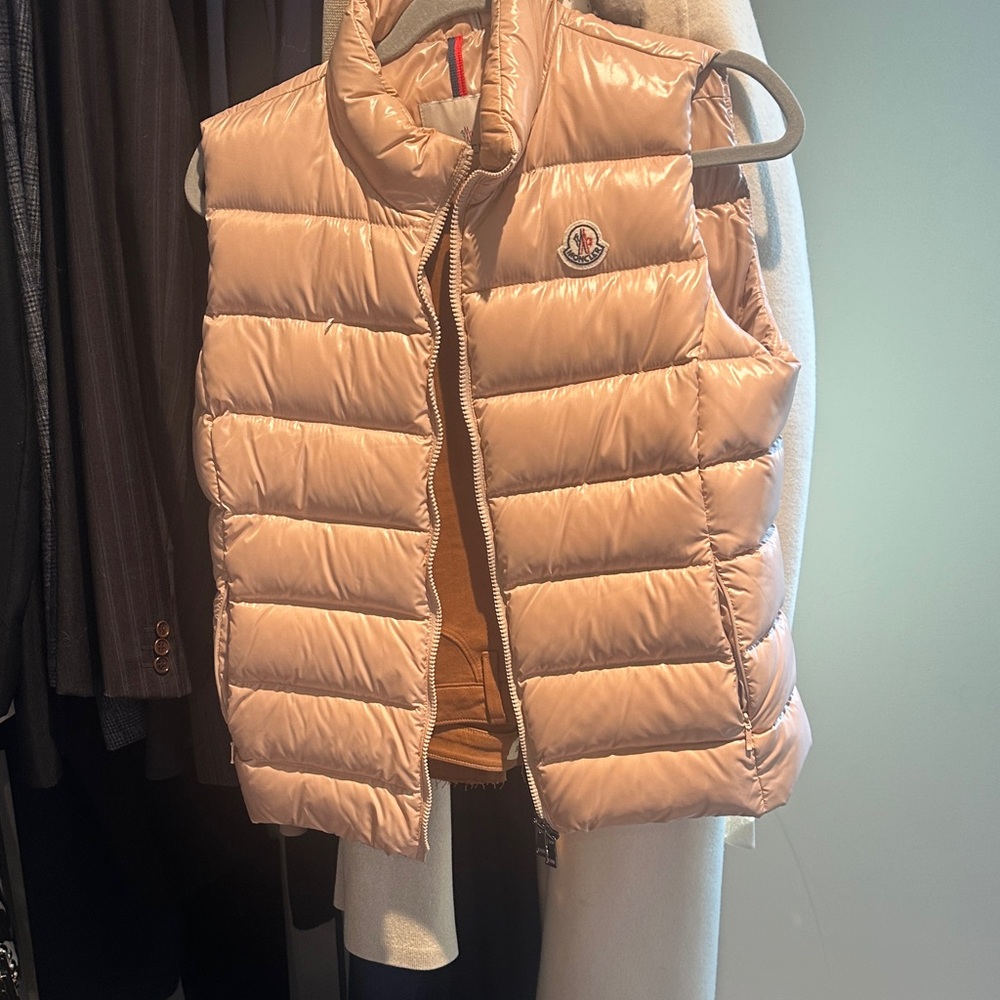 Moncler Women's Blush Quilted Vest